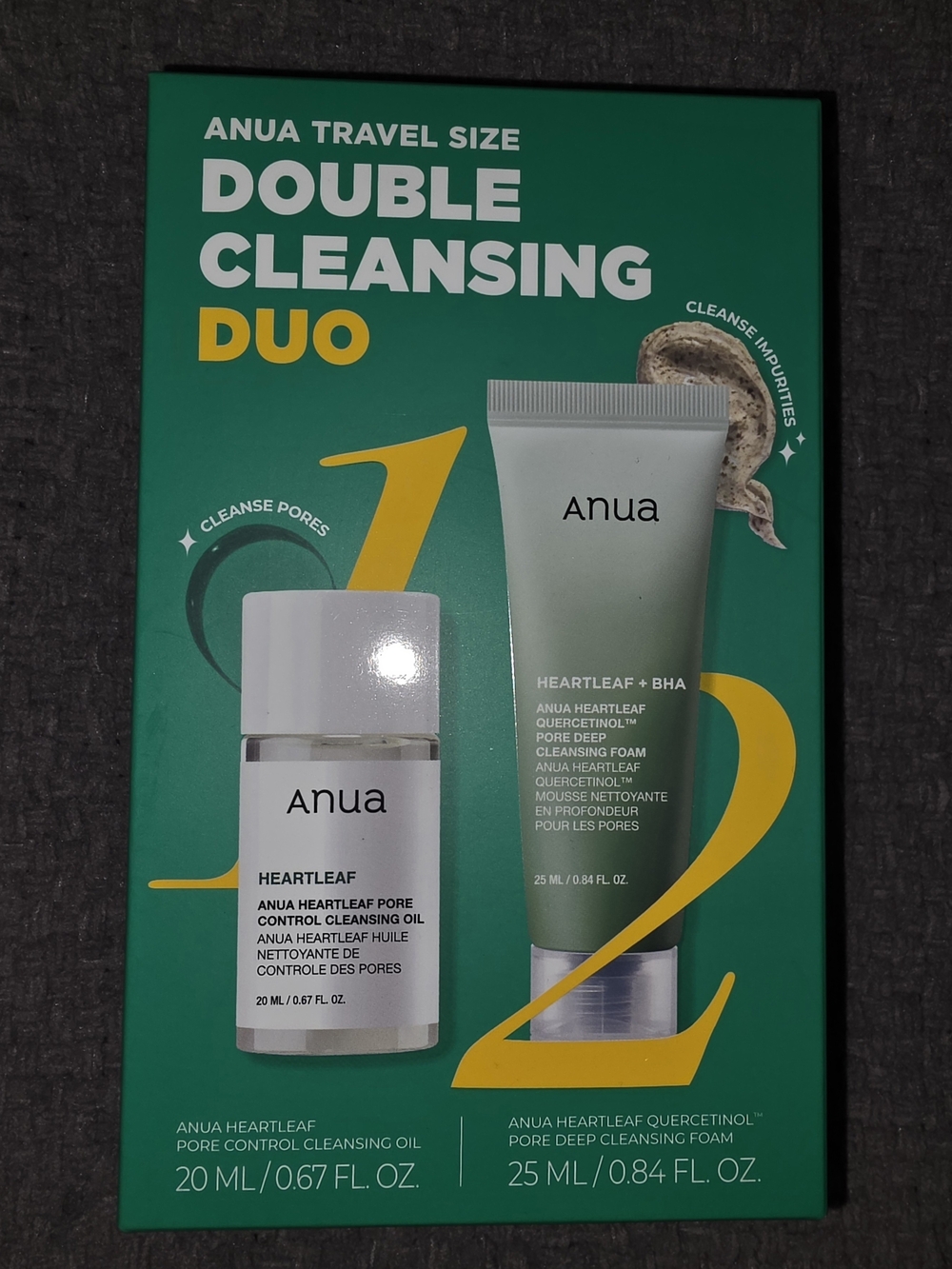 Anua Double Cleansing Duo - Heartleaf Pore Control $18 NWT